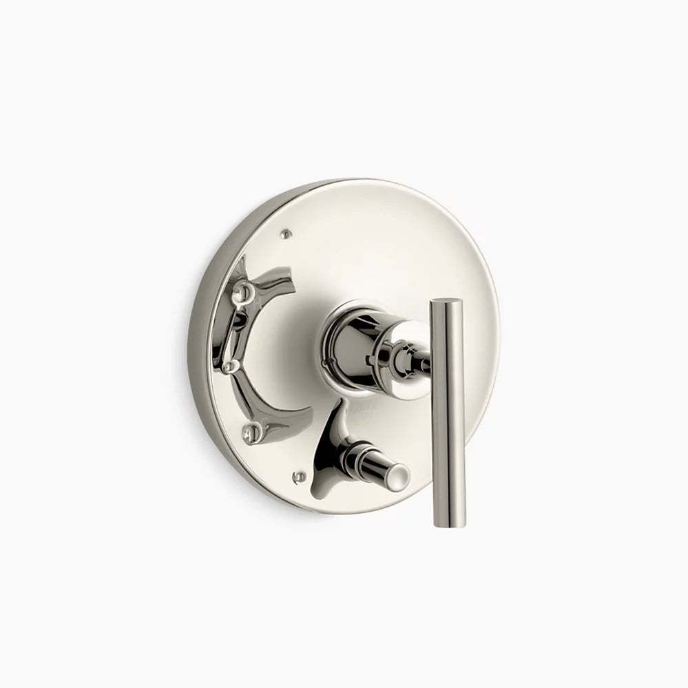 Kohler Rite-Temp® valve trim with push-button diverter and lever handle