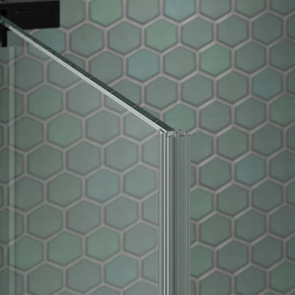 Kohler Sliding shower door, 71-3/4" H x 55-3/4 - 59-3/4" W, with 5/16" thick Crystal Clear glass