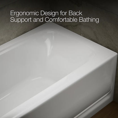 Kohler Bancroft Alcove Bath Left Drain