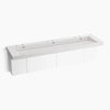 Kohler 90" wall-mount trough lavatory system