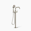Kohler Floor-mount bath filler trim with handshower