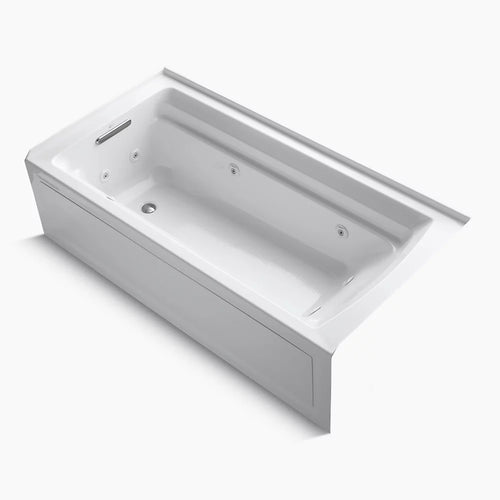 Kohler 72" x 36" alcove whirlpool bath with alcove, left drain