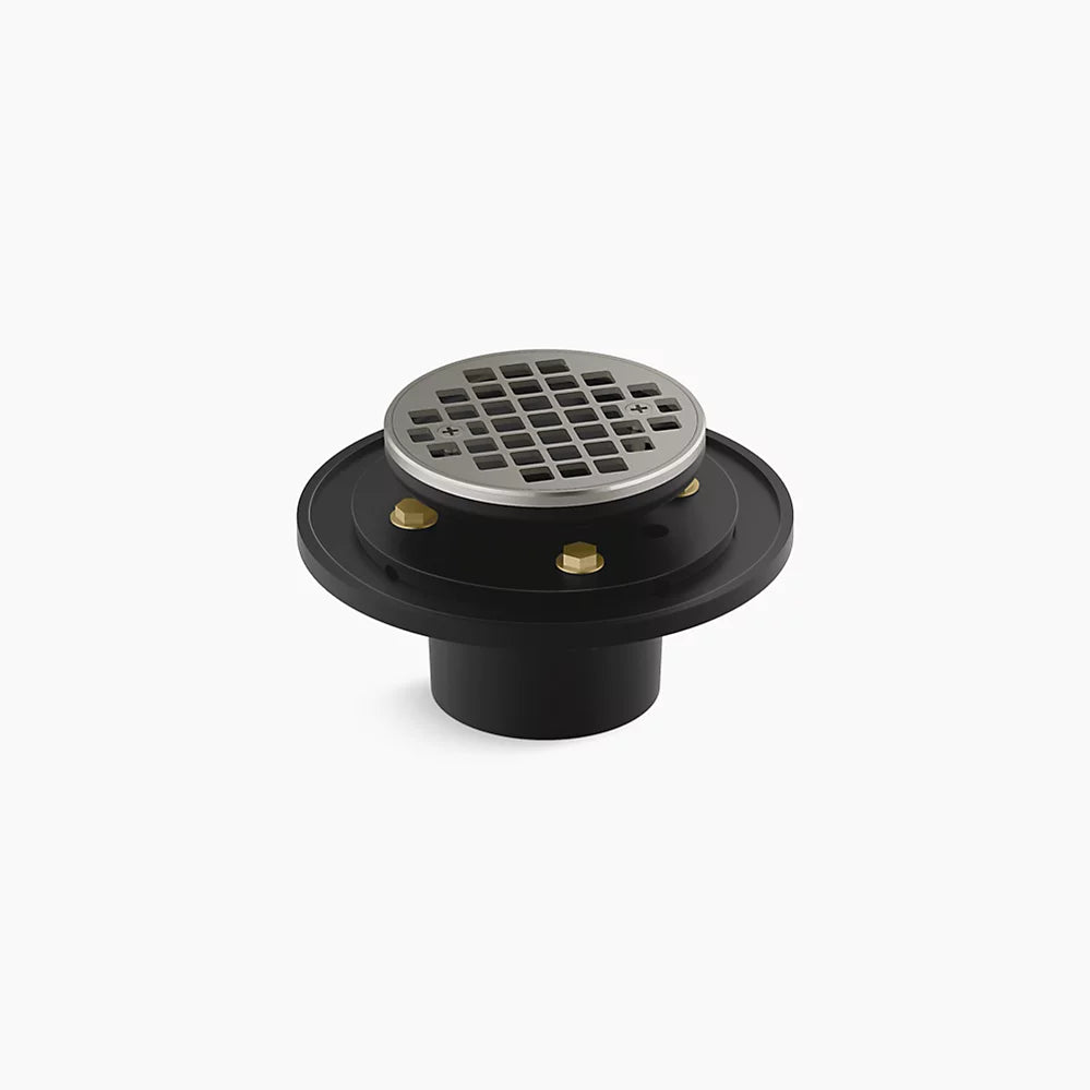 Kohler Round brass tile-in shower drain