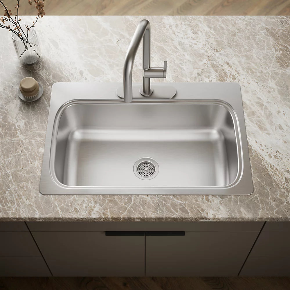 Kohler Verse™ 33" top-mount single-bowl kitchen sink