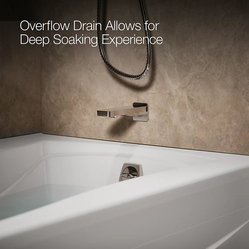 Kohler Mariposa Heated Bubblemassage Air Bath With Bask Heated Surface Right Drain 72 x 36-Inch Alcove Bathtub
