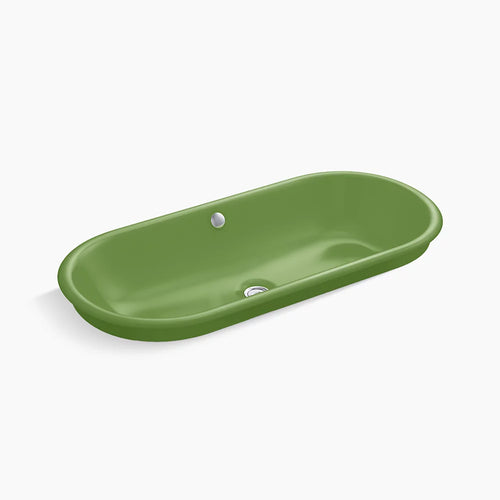 Iron Plains® 33" oval drop-in / undermount / vessel bathroom sink