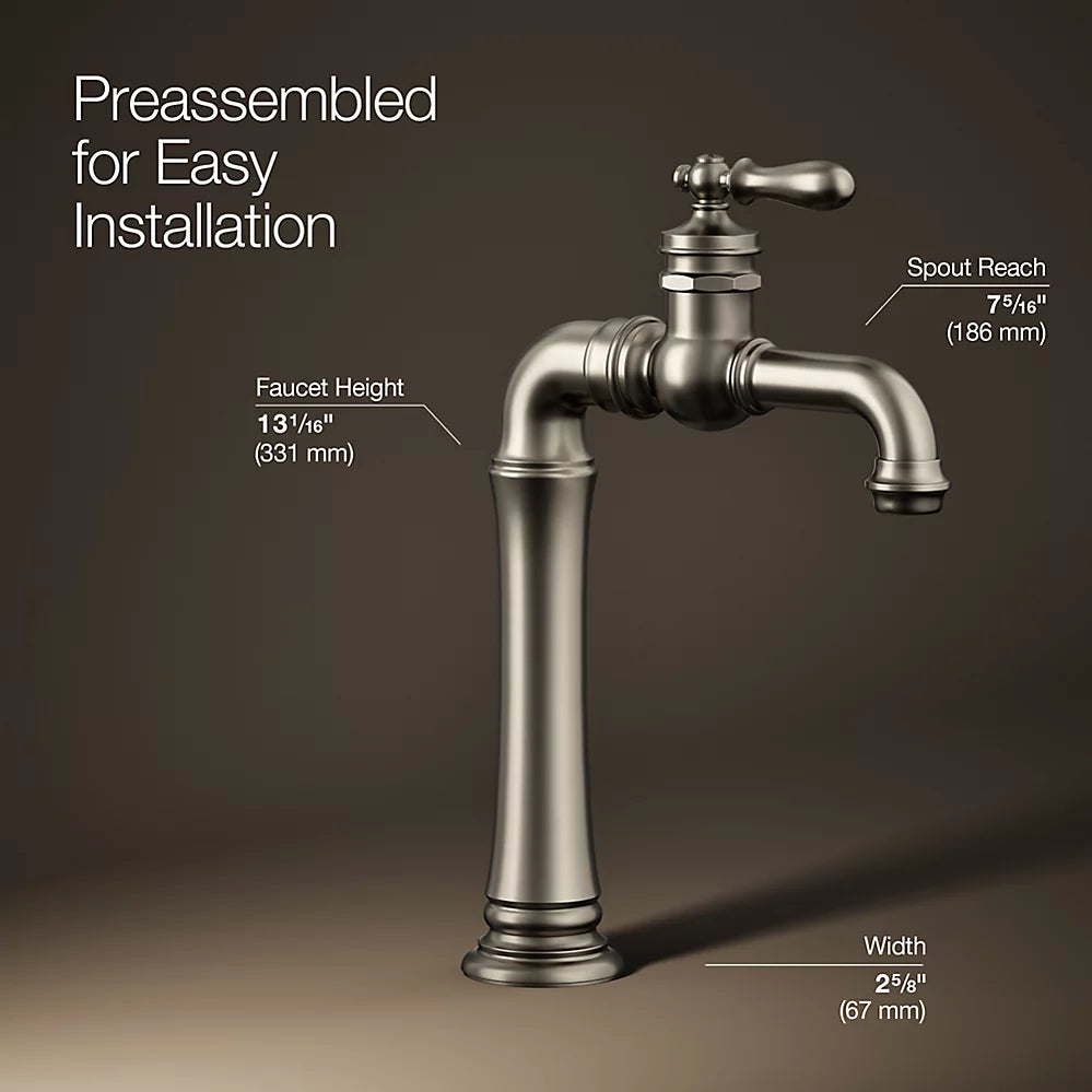 Artifacts® Gentleman's® Single-handle bathroom sink faucet, 1.2 gpm
