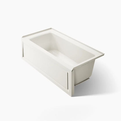 Kohler Archer 60" x 32" alcove bath with Bask heated surface, left drain