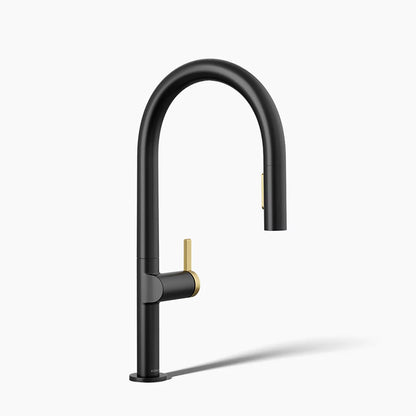 Kohler Components® Touchless pull-down kitchen sink faucet with two-function sprayhead