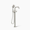 Kohler Floor-mount bath filler trim with handshower