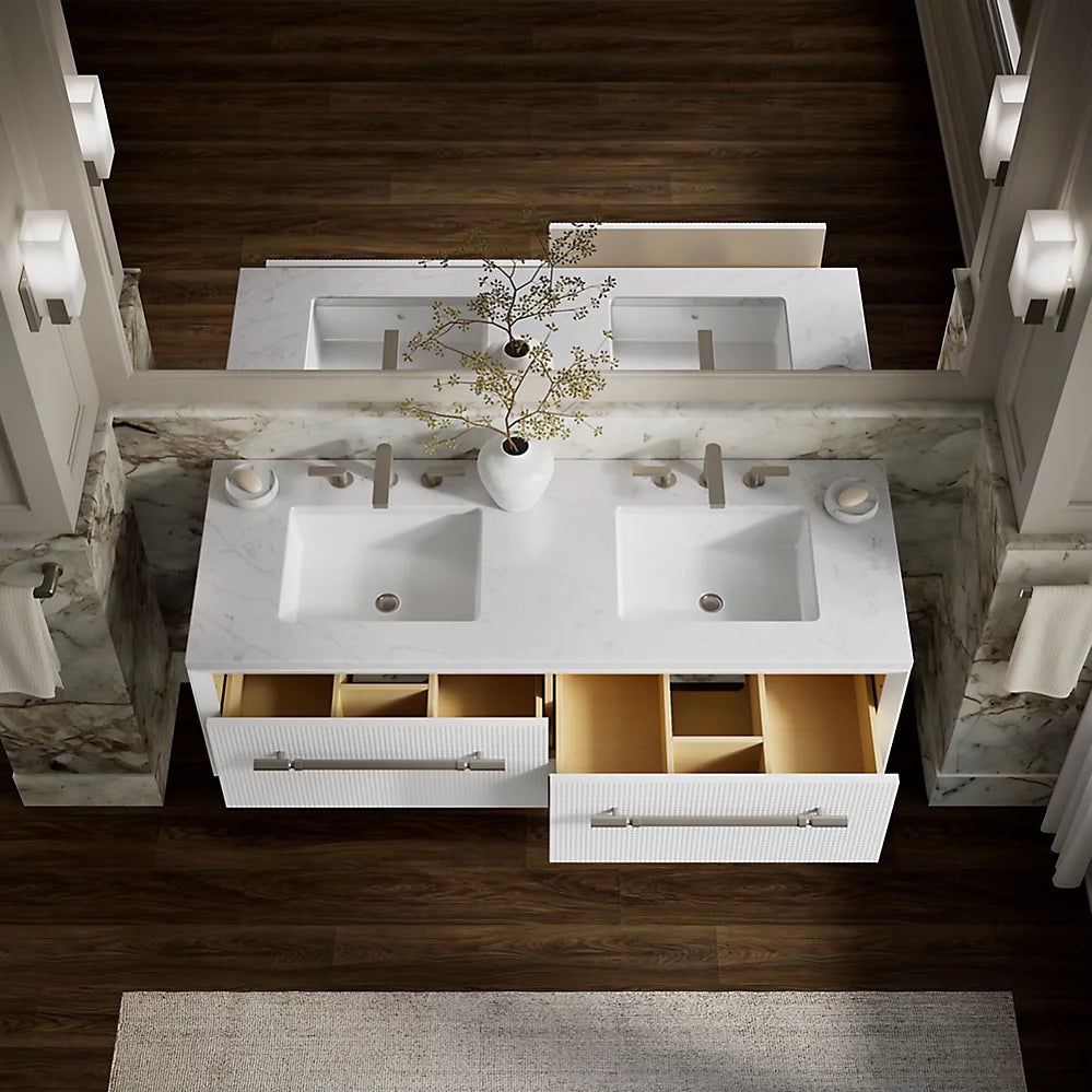 Kohler 60" wall-hung bathroom vanity cabinet