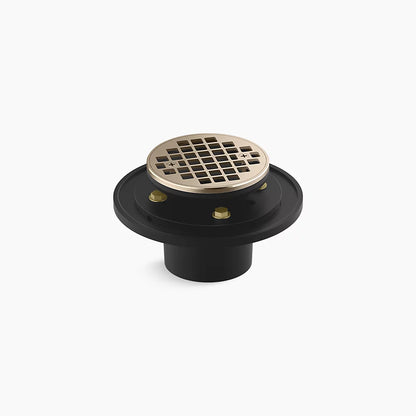Kohler Round brass tile-in shower drain