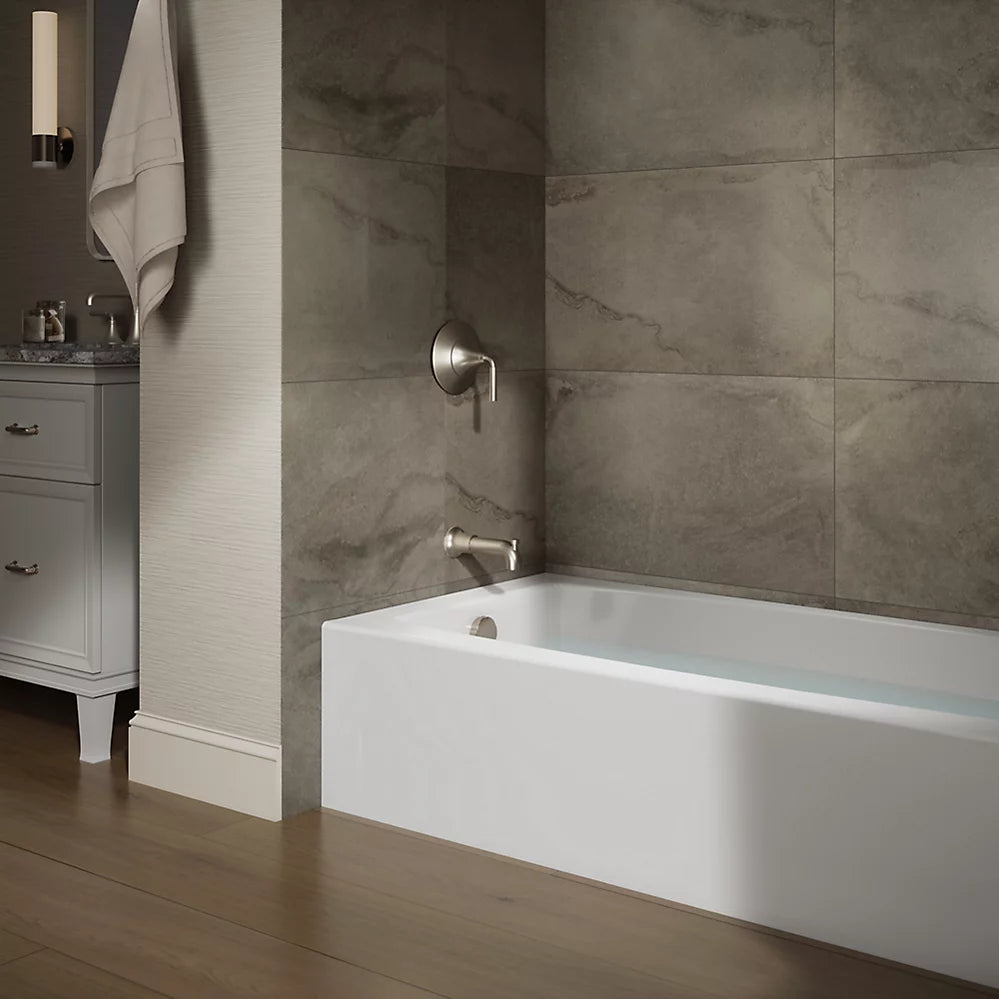 Kohler Entity 60" x 30" alcove bath, left drain