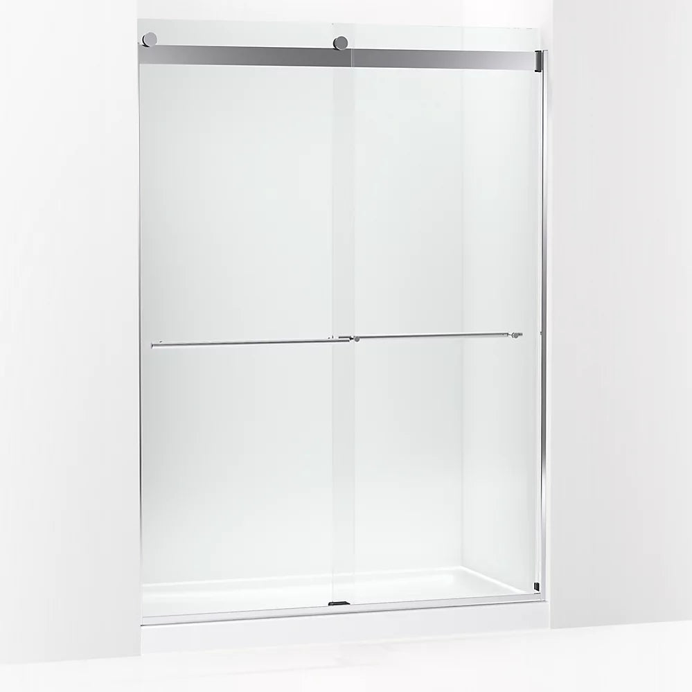 Kohler 81-5/8" H sliding shower door with 3/8"-thick glass