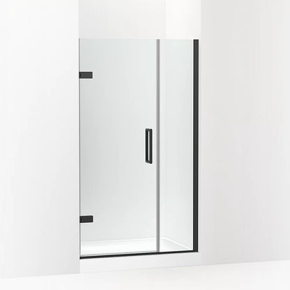 Kohler Frameless pivot shower door, 71-9/16" H x 39-5/8 - 40-3/8" W, with 3/8" thick Crystal Clear glass