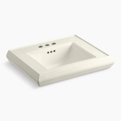 Kohler Pedestal/console table bathroom sink basin with 4" centerset faucet holes