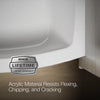 Kohler Expanse Alcove bath, left drain