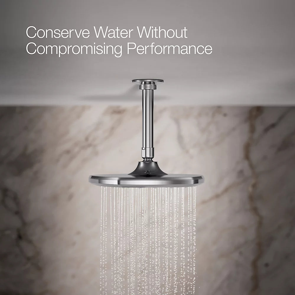 Kohler 8" single-function rainhead, 1.75 gpm