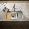 Kohler Riverby® 33" undermount double-bowl workstation kitchen sink
