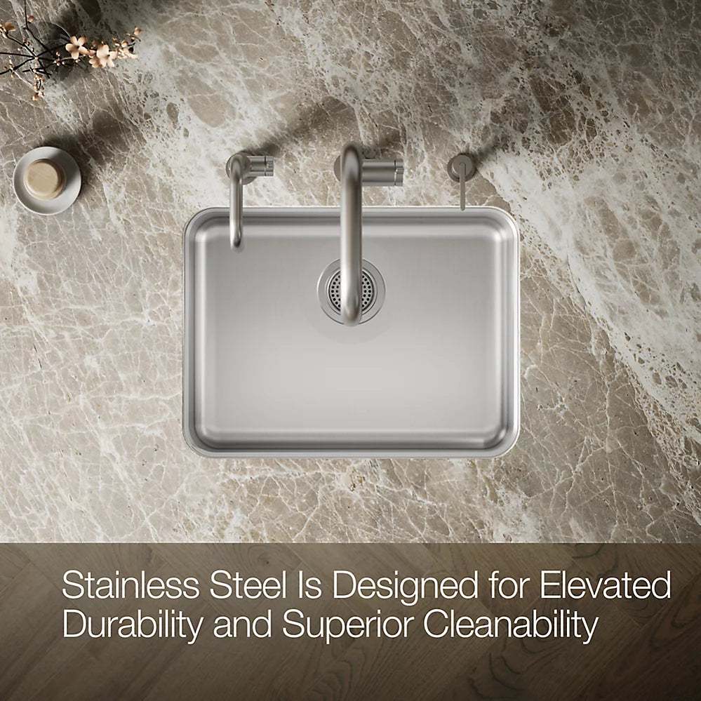Kohler Undertone® 23" undermount single-bowl kitchen sink
