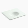 Kohler 25" Enameled cast iron vanity top with integrated round sink