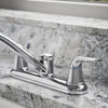 Kohler Two-handle kitchen sink faucet with side sprayer