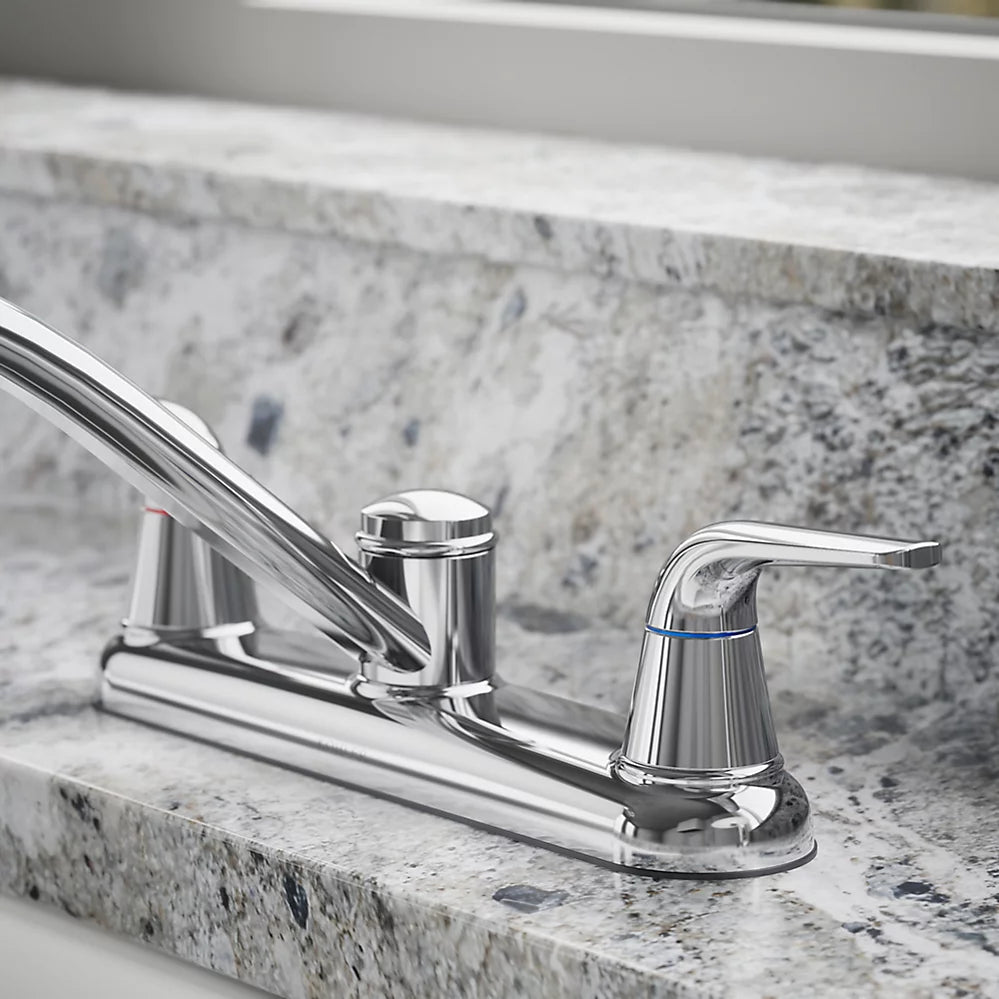 Kohler Two-handle kitchen sink faucet with side sprayer