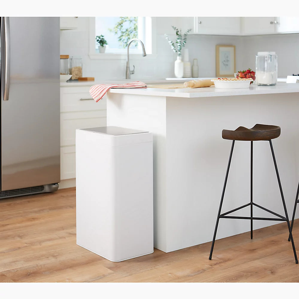 Kohler 13-gallon touchless stainless steel trash can
