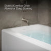 Kohler Avec 72" x 36" alcove bath, left drain