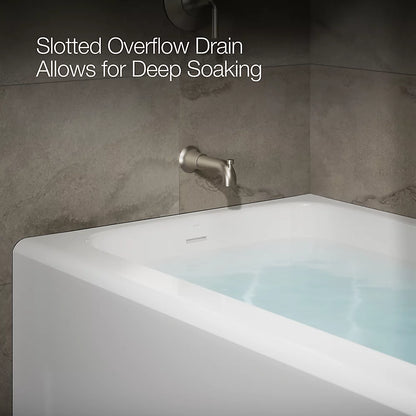 Kohler Avec 72" x 36" alcove bath, left drain