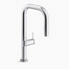 Kohler Touchless pull-down kitchen sink faucet with two-function sprayhead