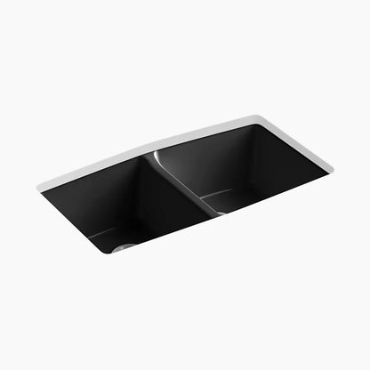 Kohler Brookfield™ 33" undermount double-bowl kitchen sink
