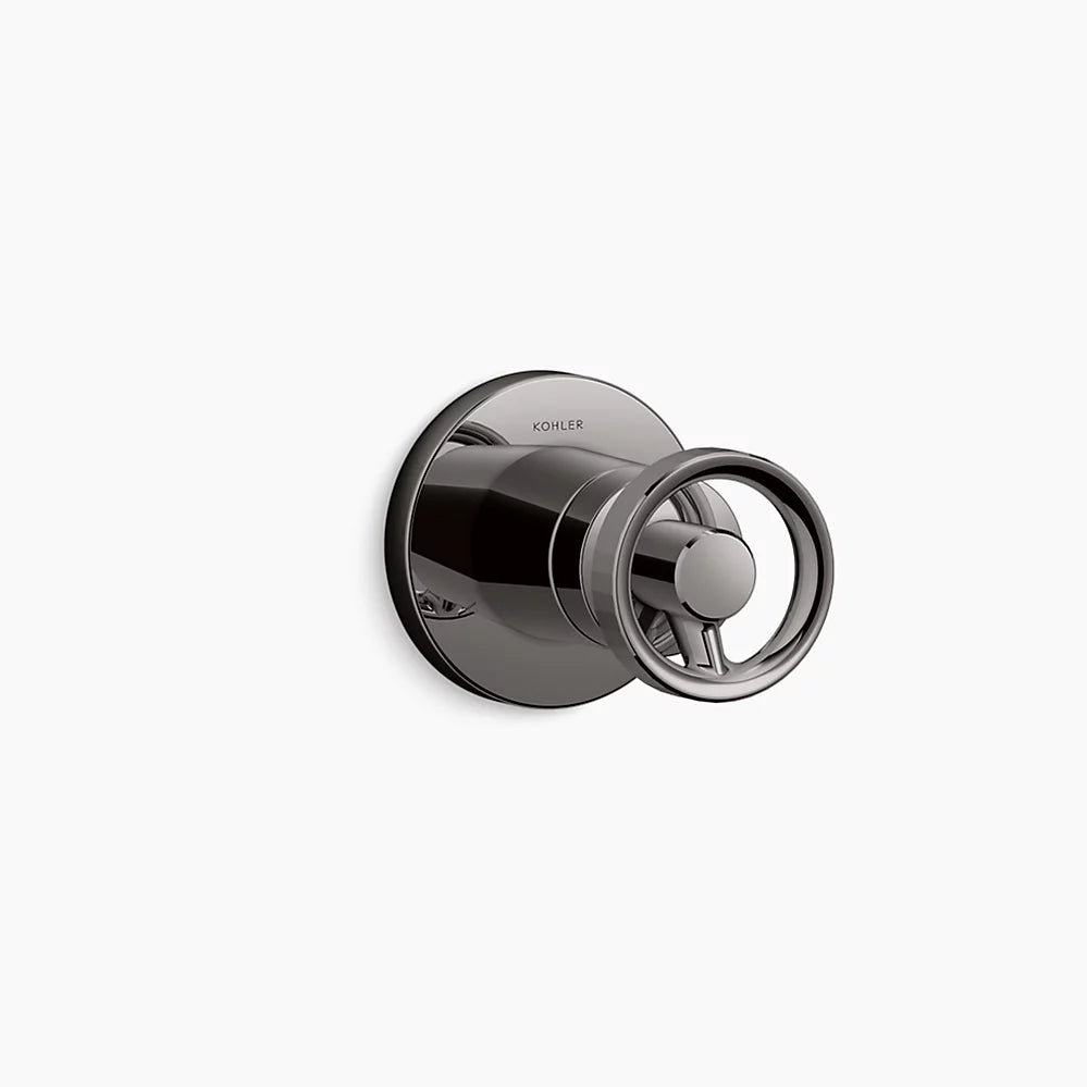 Kohler MasterShower® transfer valve trim with Industrial handle