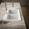 Kohler Riverby® 33" top-mount double-bowl workstation kitchen sink
