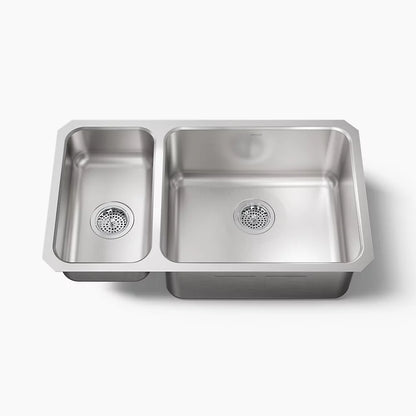 Kohler Undertone® 31-1/2" undermount double-bowl kitchen sink