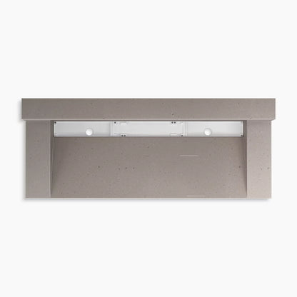 Kohler 60" wall-mount trough lavatory system with backsplash