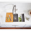 Kohler 33" top-/undermount single-bowl workstation kitchen sink