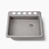 Kohler Riverby® 25" undermount single-bowl kitchen sink