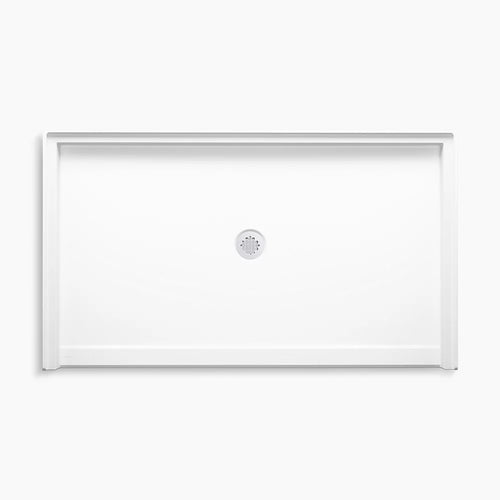 Kohler 62" x 36" alcove shower base, center drain
