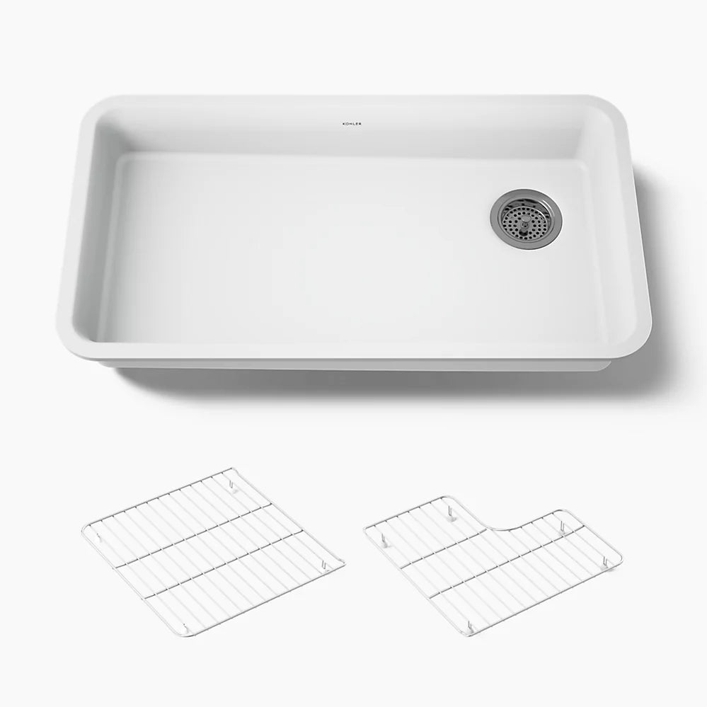 Kohler Cairn® 33" undermount single-bowl kitchen sink