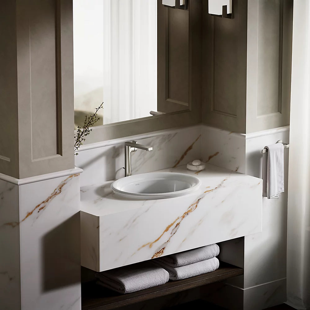 Kohler 21" oval drop-in bathroom sink