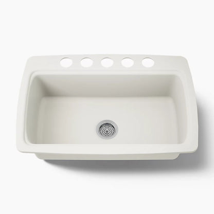 Kohler Cape Dory® 33" undermount single-bowl kitchen sink