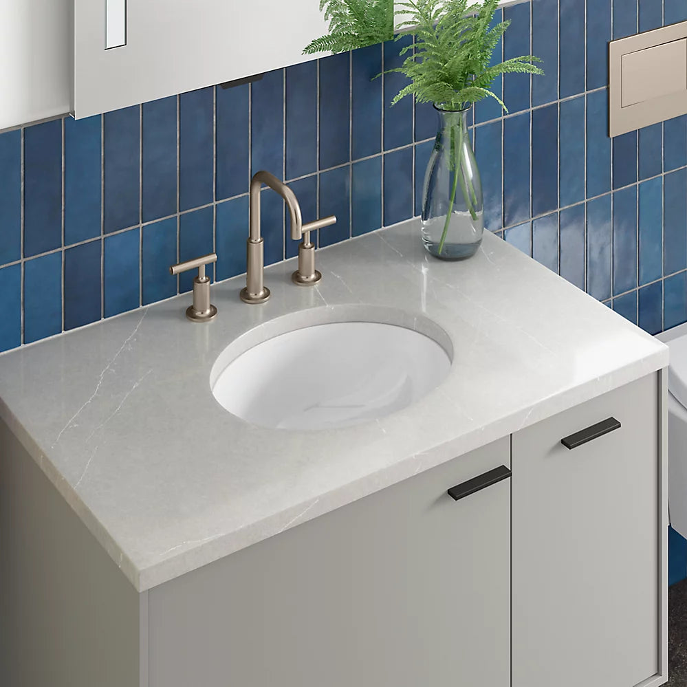 Kohler 17" oval undermount bathroom sink