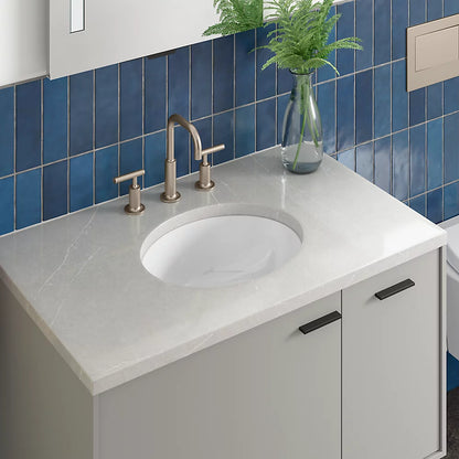 Kohler 17" oval undermount bathroom sink