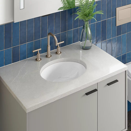 Kohler 17" oval undermount bathroom sink