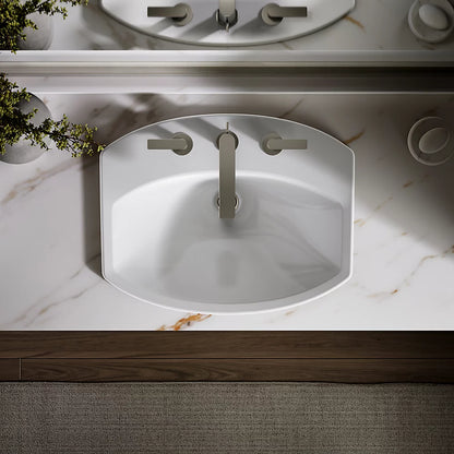 Kohler 22-3/4" rectangle drop-in bathroom sink