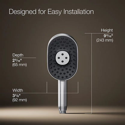 Kohler Oblong three-function handshower, 1.75 gpm