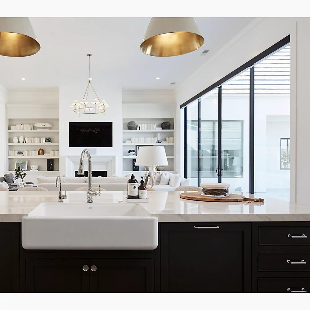 Kohler 35-3/4" undermount single-bowl farmhouse kitchen sink
