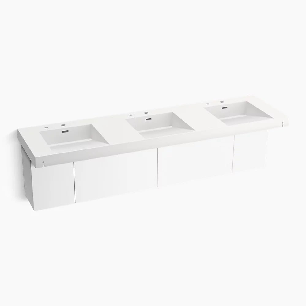 Kohler 90" wall-mount basin lavatory system