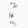 Kohler Loure® Rite-Temp® bath and shower trim kit with push-button diverter, 2.5 gpm